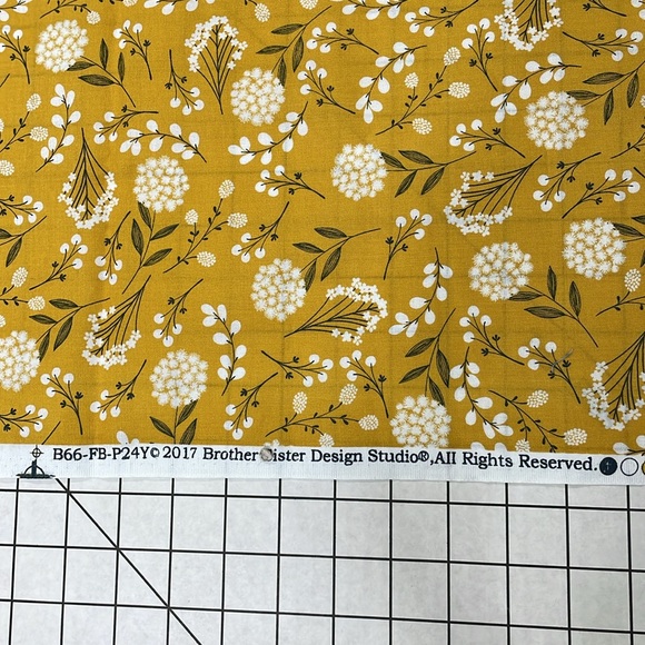 3 pieces vintage fabric remnants, cotton, cotton blend, varying sizes - Picture 4 of 14